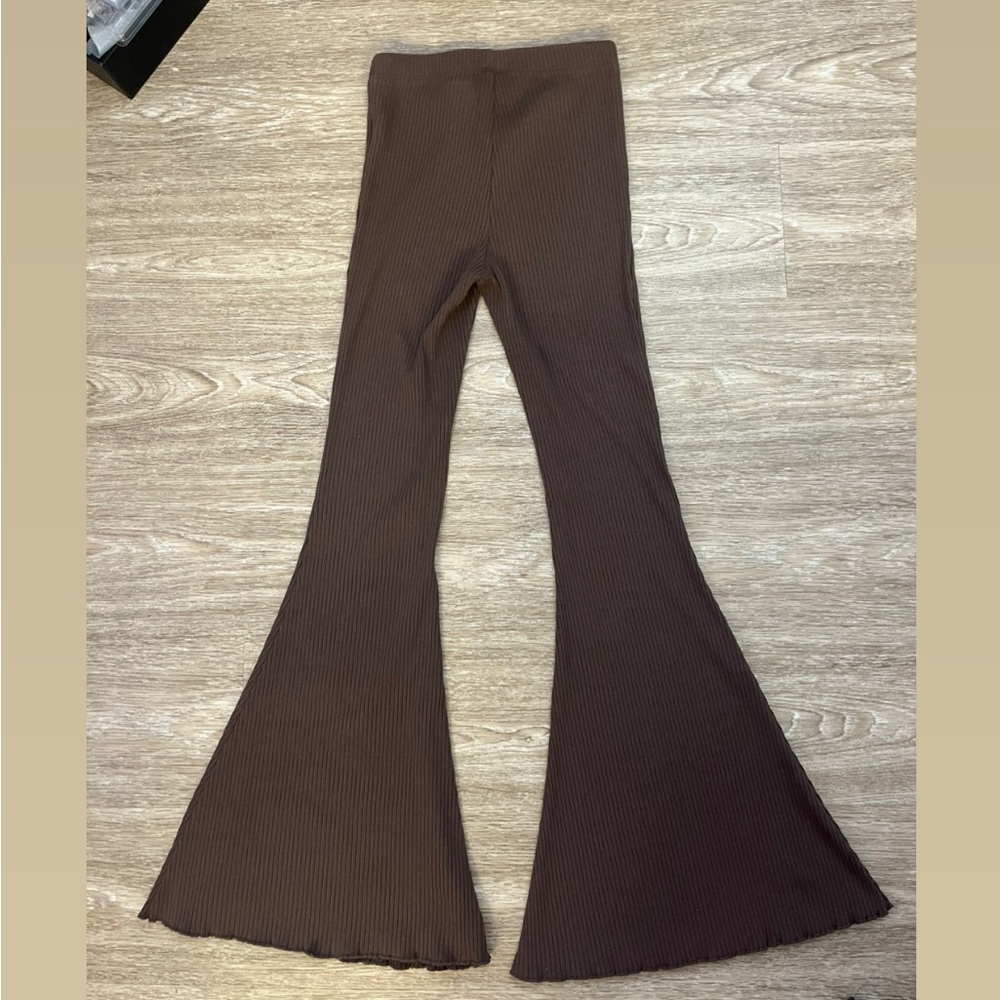 Aerie brown flare pants